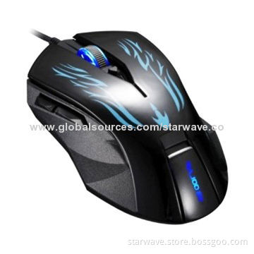 Gaming Mouse with USB2.0 Interface, 3200DPI Resolution